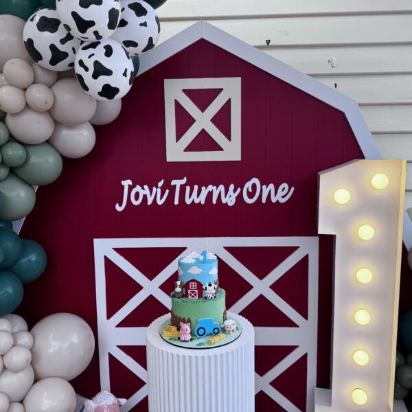 Farm House Backdrop Hire